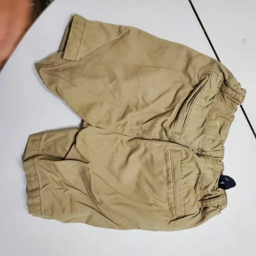 The Childrens Place Bottoms Boy 4 Chino Shorts Brown Flat Front Adjustable Waist
